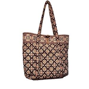 NWOT Vera Bradley Retired Medallion Maroon Quilted Shoulder Bag Purse Baby Bag